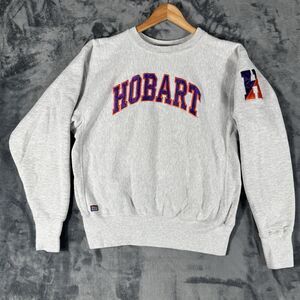Vintage 80s HOBART Sz M Cotton Exchange Sweatshirt College NY Made In USA Vtg